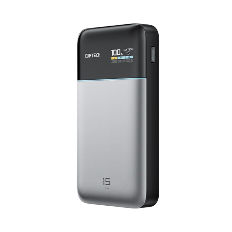 CUKTECH 15 Air 15000mAh GaN Power Bank with TFT Display